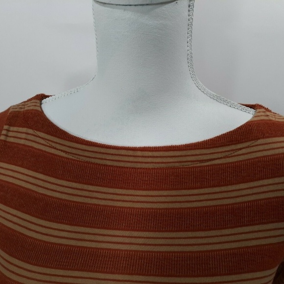 BDG striped orange and beige bodycon mini dress XS - Picture 3 of 5